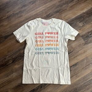 Girl Power Graphic Tee - Cream